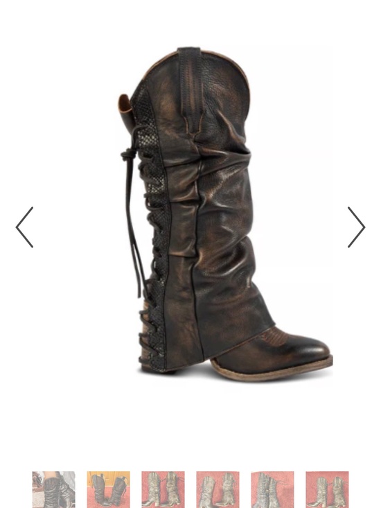 Freebird by Steven Shoes - Freebird Black/brown Jules  Distressed Lace-Up Mid-Calf Boots